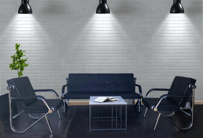 3pc Black Sofa Set + Coffee Table