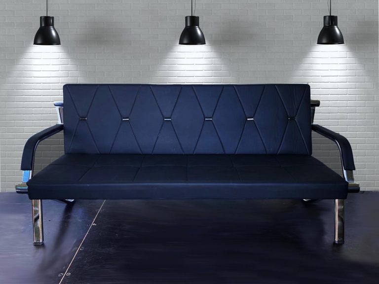3pc Black Sofa Set + Coffee Table