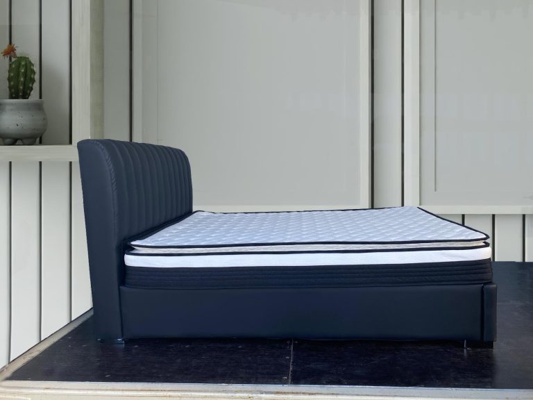 Queen Size Bed Set with Mattress & Headboard